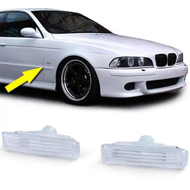 Laterale frecce bianco coppia per BMW Serie 5 E39 berlina Touring 95-03