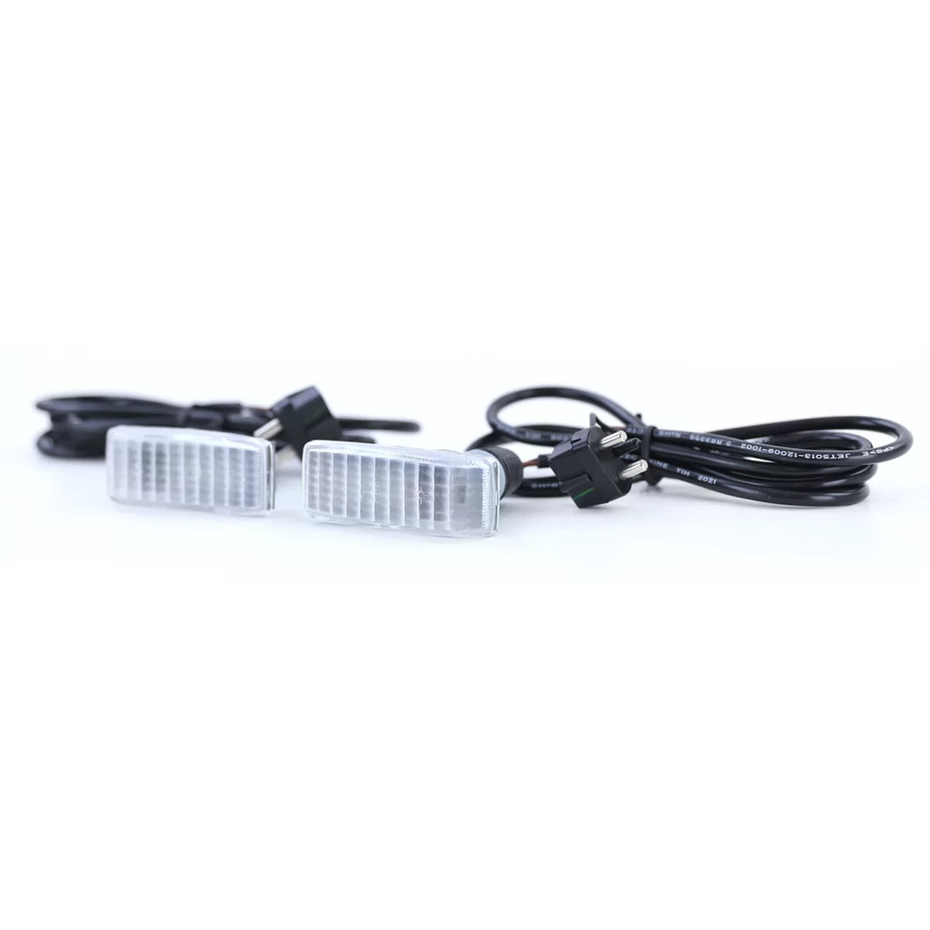 Laterale frecce bianco coppia per Mercedes Classe C W202 SL R129 W140 190 W201