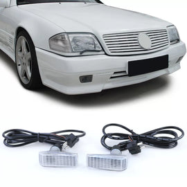 Laterale frecce bianco coppia per Mercedes Classe C W202 SL R129 W140 190 W201