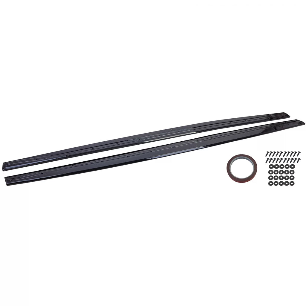 Minigonna estensioni Nero lucido per Serie 4 BMW F32 F33 F36 13-21