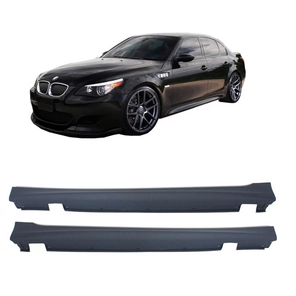 Minigonne per BMW 5 E60/E61 03-10 M5 stile in plastica ABS 2 pezzi