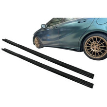 Carica l'immagine nel visualizzatore di Gallery, Minigonne estensione per Mercedes Classe A W176 Sport Line A45 hatchback (2012-2018) Nero lucido