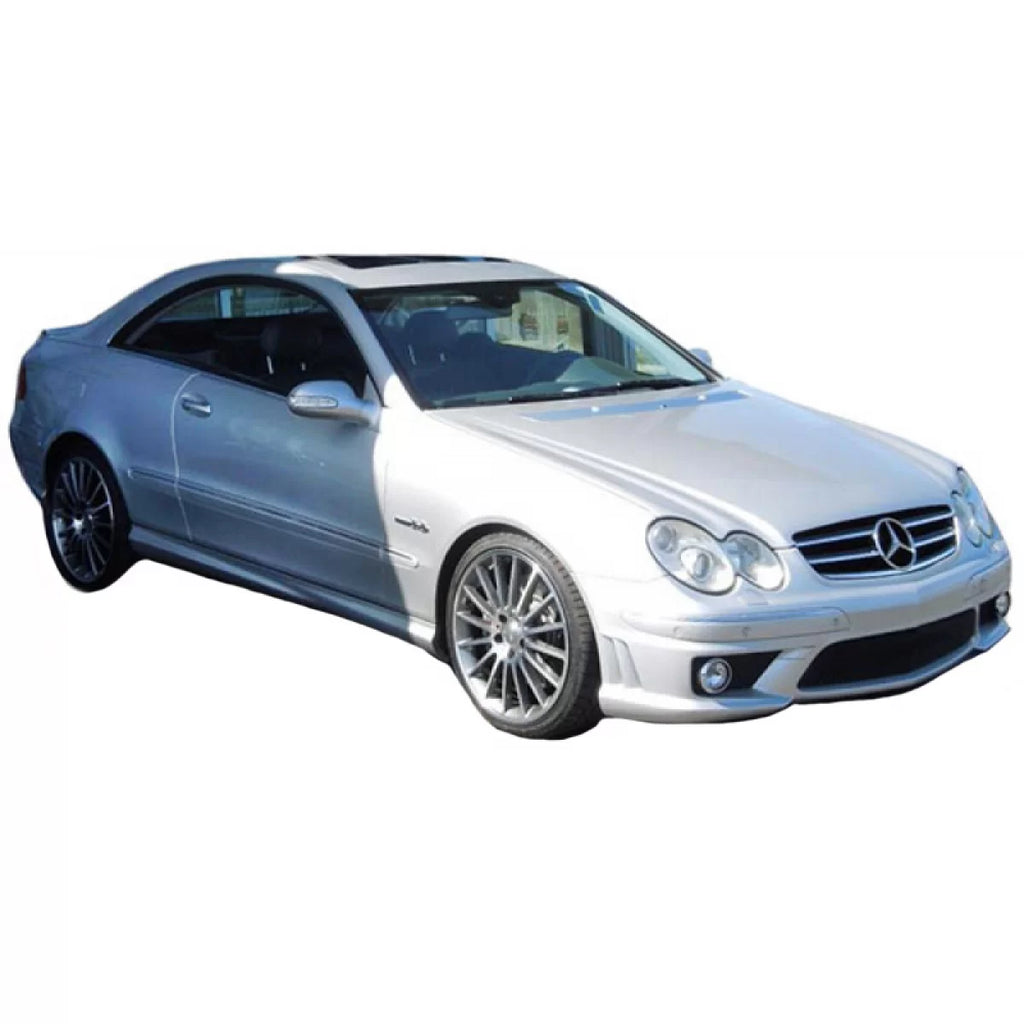 Minigonne per Mercedes-Benz CLK-Classe W209 02-09 A design stile in plastica ABS 2 pezzi