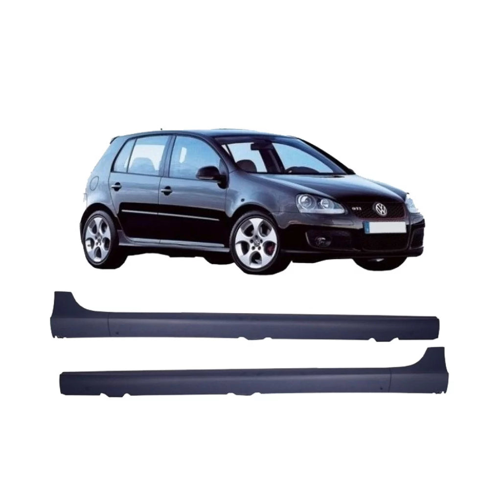 Minigonne per VW Golf V (5) 03-08 GTI/R32 stile in plastica ABS 2 pezzi