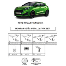 Staffe per pedane laterali (Dma) per Ford Puma St Line 2020- Suv I
