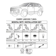 Carica l'immagine nel visualizzatore di Gallery, Staffe per pedane laterali (Dma) per Jaecoo 7 2023- SUV
