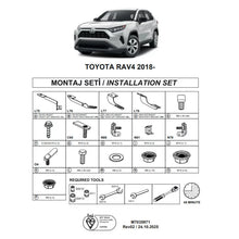 Staffe per pedane laterali (Dma) per Toyota Rav4 ibrido 2018- SUV Xa50
