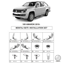 Staffe per pedane laterali (Dma) per Volkswagen Amarok 2010-2022 Pk 2H