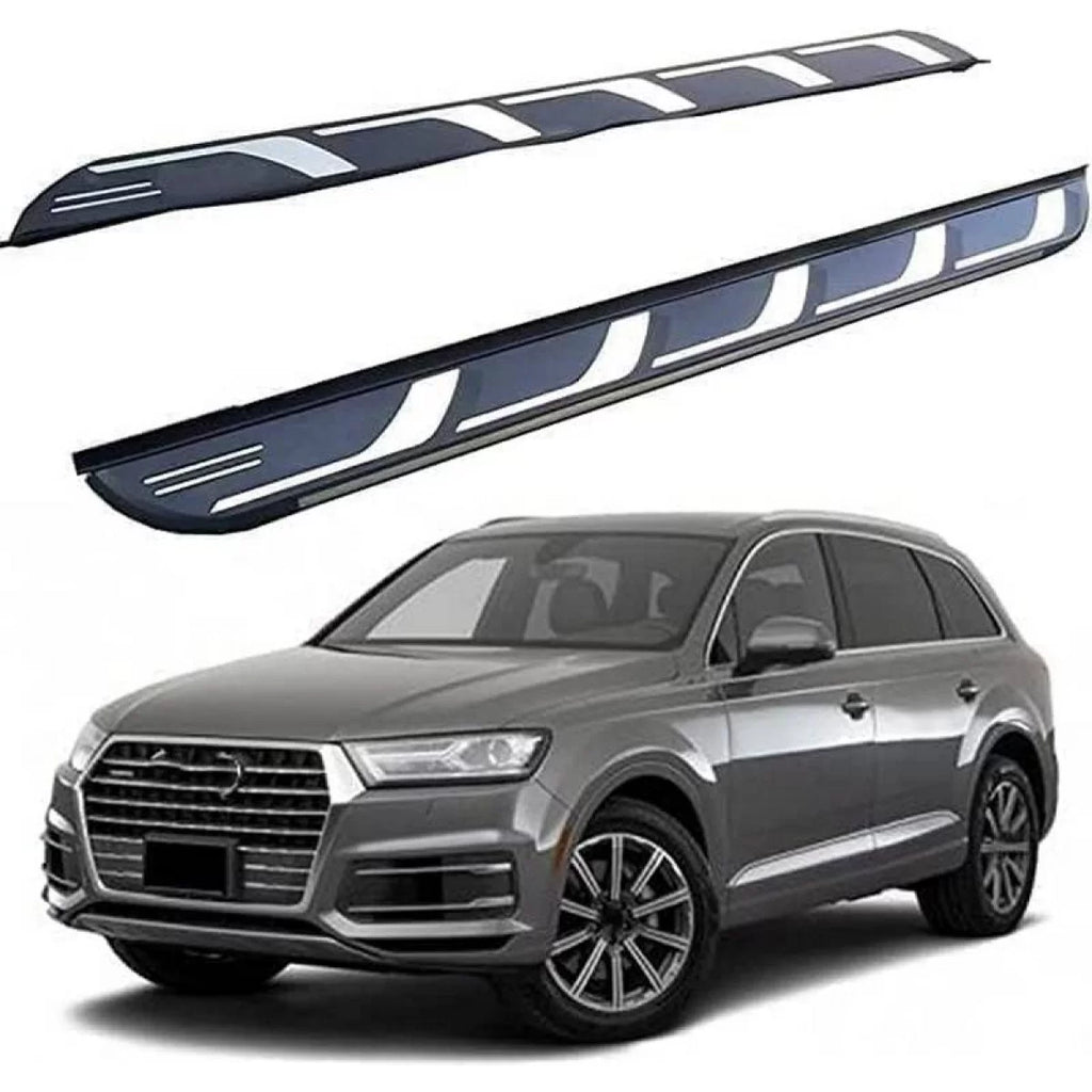 Pedane laterali per Audi Q7 (4M) 2015+ OEM stile 2 pezzi