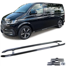 Pedane laterali laterale bars inox acciaio nero per VW T5 T6 T6.1 corto passo