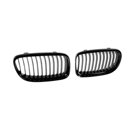 Griglie a lamella singola in nero lucido per BMW Serie 3 E90, E91 2008-2011