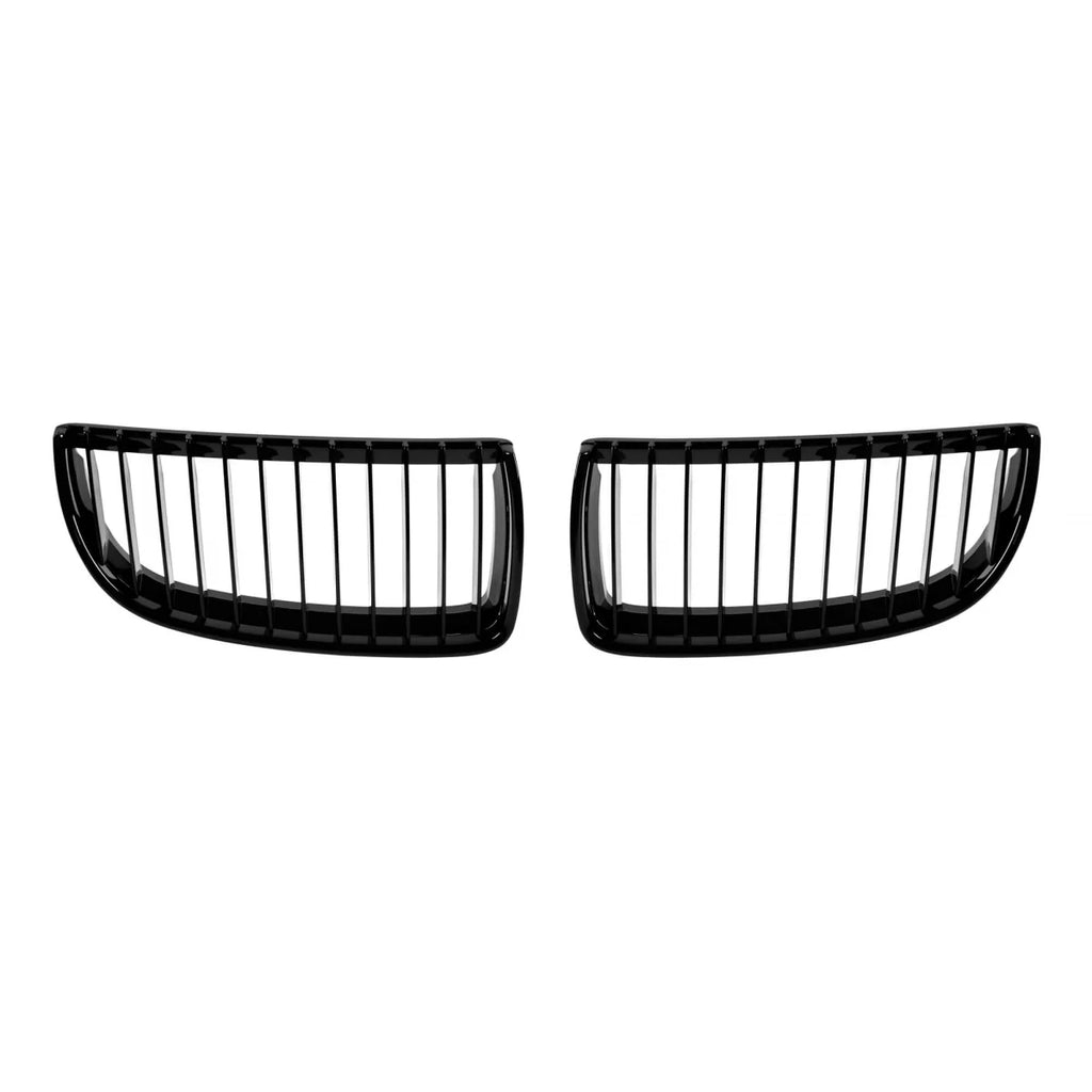 Griglie a lamella singola in nero lucido per BMW Serie 3 E90, E91 2005-2007
