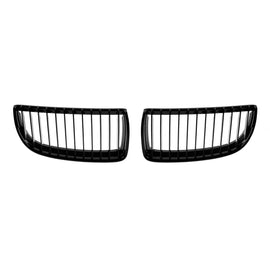 Griglie a lamella singola in nero lucido per BMW Serie 3 E90, E91 2005-2007