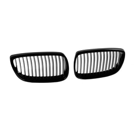 Griglie a lamella singola in nero lucido per BMW Serie 3 E92 2007-2009, E93 2007-2010
