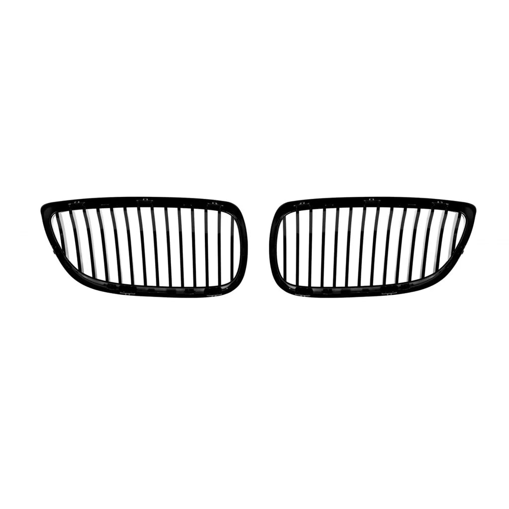 Griglie a lamella singola in nero lucido per BMW Serie 3 E92 2007-2009, E93 2007-2010