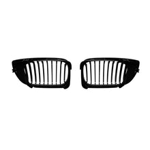 Griglie a lamella singola in nero lucido per BMW Serie 3 E46 berlina, E46 Touring 2002-2005