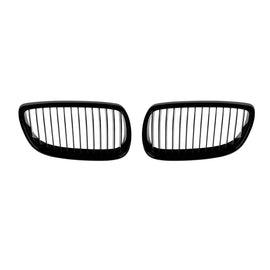Griglie a lamella singola in nero lucido per BMW Serie 3 E92 2007-2009, E93 2007-2010