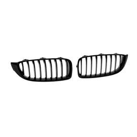 Griglie a lamella singola in nero lucido per BMW Serie 4 F32 coupe, F33 cabriolet, F36 Gran Coupe 2013-2019