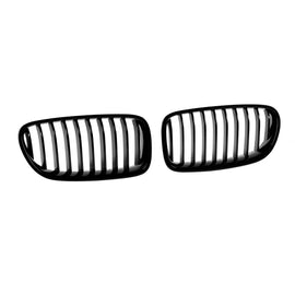 Griglie a lamella singola in nero lucido per BMW Serie 5 F10, F11 Touring 2010-2017