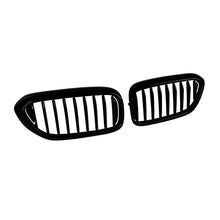 Carica l'immagine nel visualizzatore di Gallery, Griglie a lamella singola in nero lucido per BMW Serie 5 G30 berlina, G31 Touring 2017-2020