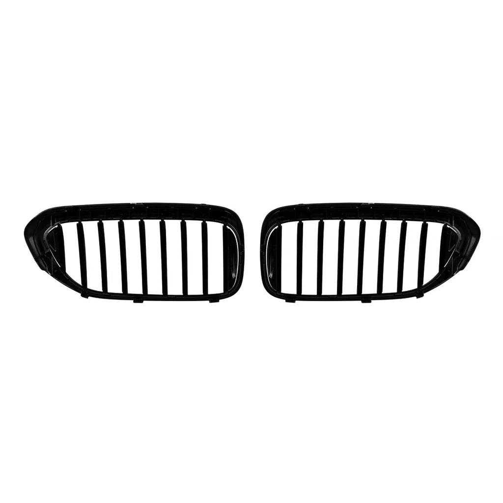 Griglie a lamella singola in nero lucido per BMW Serie 5 G30 berlina, G31 Touring 2017-2020