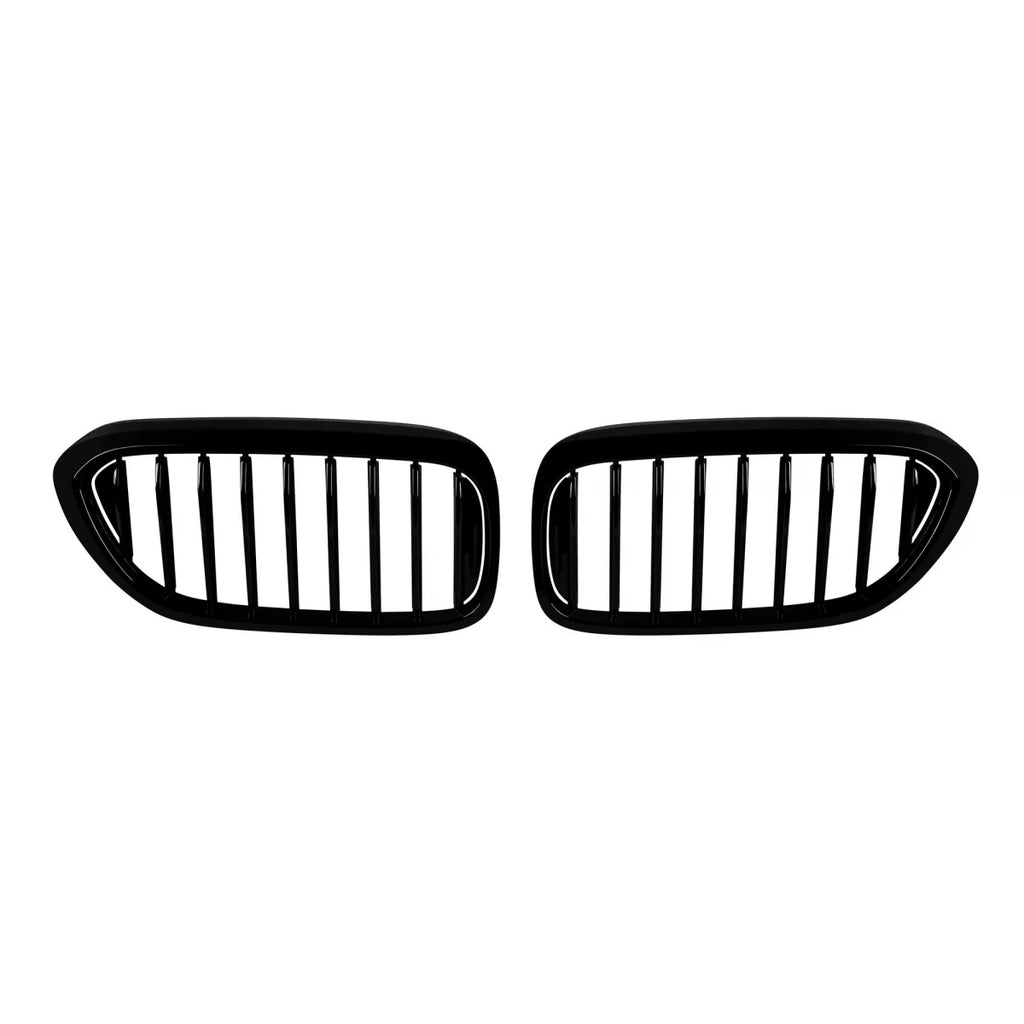 Griglie a lamella singola in nero lucido per BMW Serie 5 G30 berlina, G31 Touring 2017-2020