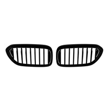 Carica l'immagine nel visualizzatore di Gallery, Griglie a lamella singola in nero lucido per BMW Serie 5 G30 berlina, G31 Touring 2017-2020