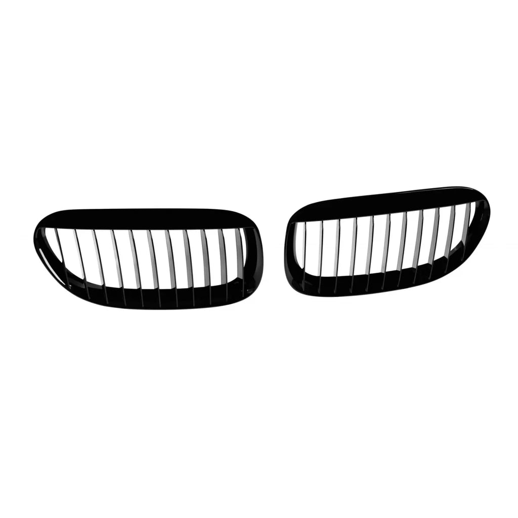 Griglie a lamella singola in nero lucido per BMW Serie 6 E63, E64 2003-2010