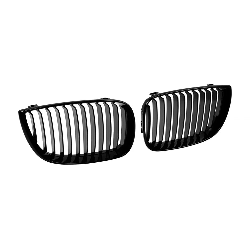 Griglie a lamella singola in nero lucido per BMW Serie 1 E81 3-porta, E87 5-porta 2004-2007