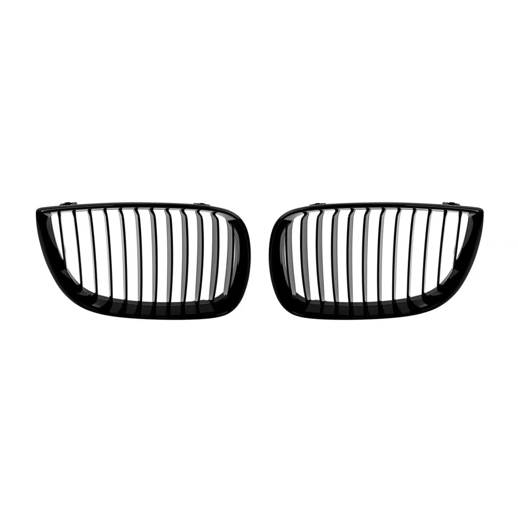 Griglie a lamella singola in nero lucido per BMW Serie 1 E81 3-porta, E87 5-porta 2004-2007