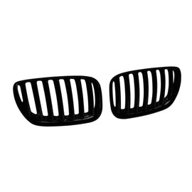 Griglie a lamella singola in nero lucido per BMW X5 E53 2004-2007