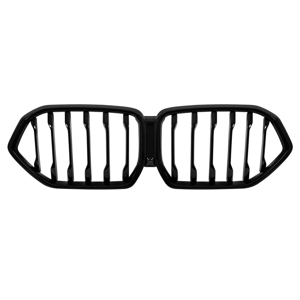 Griglie a lamella singola in nero lucido per BMW X6 G06 dal 2020