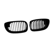 Singolo lamella griglie a doppio rene in nero lucido per BMW Serie 3 E46 Coupe, E46 cabriolet 2003-2006