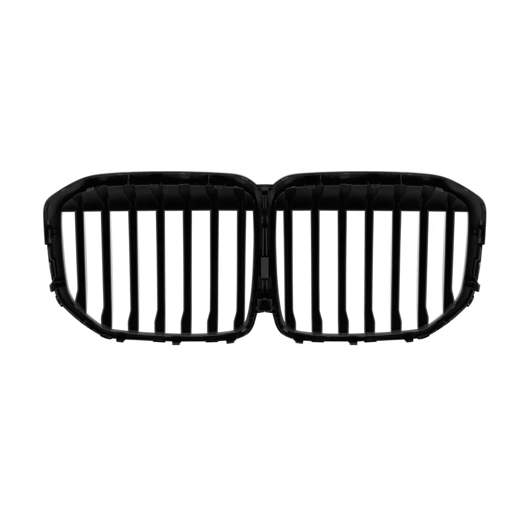 Singolo a lamelle Griglie a doppio rene in Nero opaco per BMW X7 G07 2018-2022