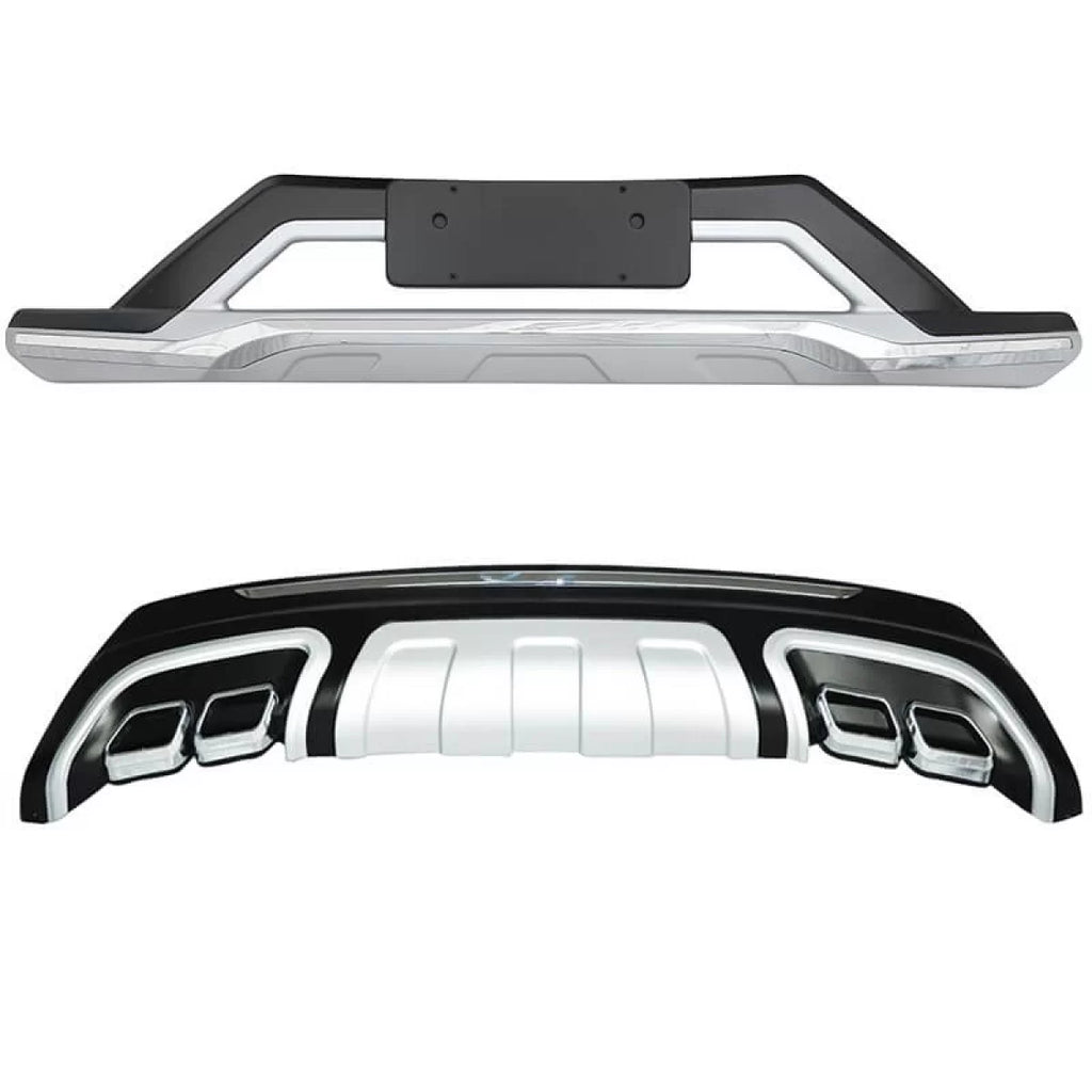 Skid piastre paraurti Body kit per anteriori e posteriori paraurti per Hyundai Tucson 2015-2019 2 pezzi