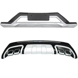 Skid piastre paraurti Body kit per anteriori e posteriori paraurti per Hyundai Tucson 2015-2019 2 pezzi