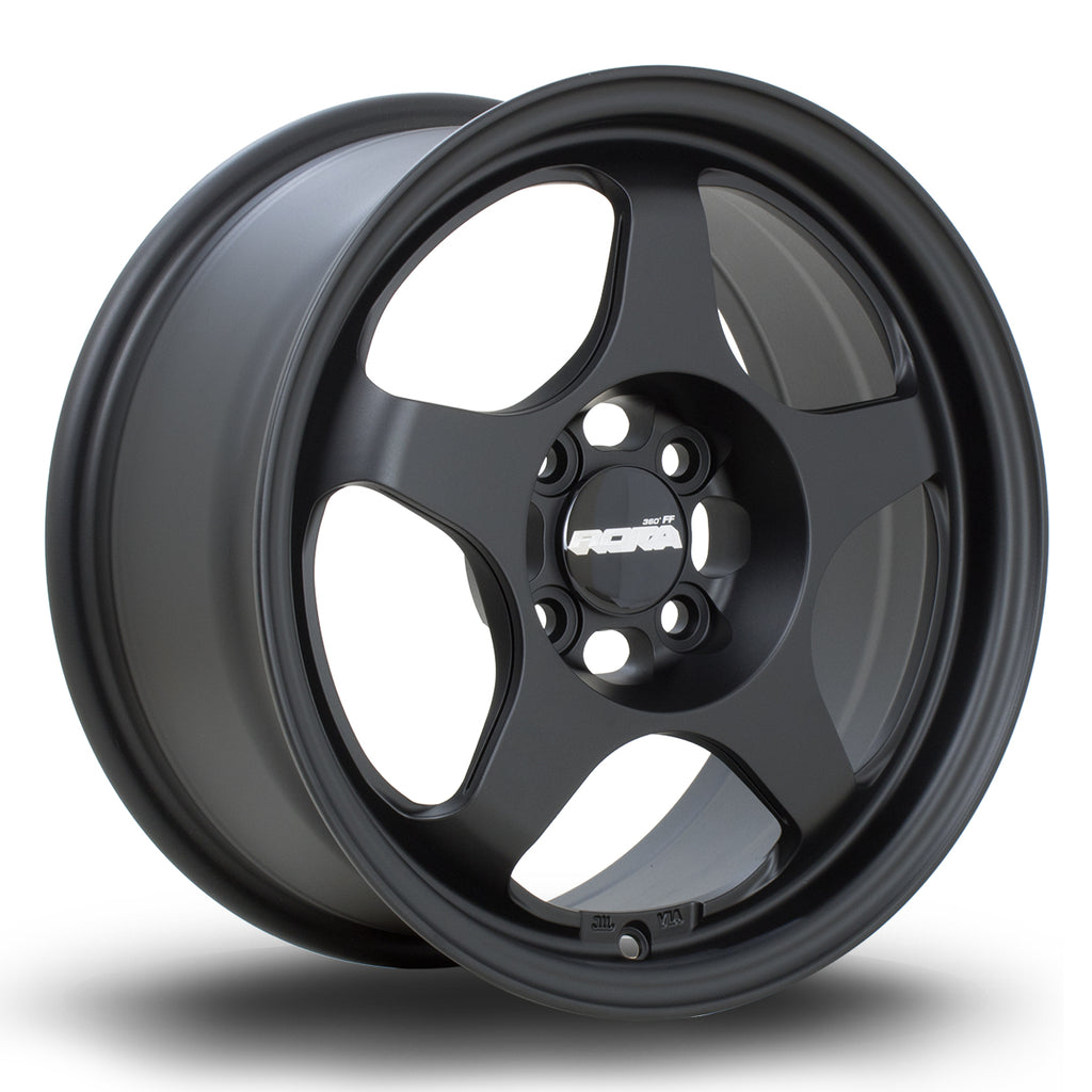 Cerchio in lega Rota Wheels Slipstream 15x7 5x114.3 ET40 Flat Black