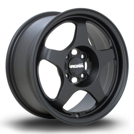 Cerchio in lega Rota Wheels Slipstream 15x7 4x100 ET35 Flat Black