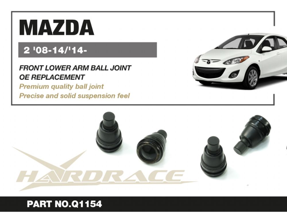Snodi sferici anteriori inferiori Hardrace Ford Fiesta MK7 e Mazda 2/DEMIO DE/DJ – 2 pezzi – foto 2