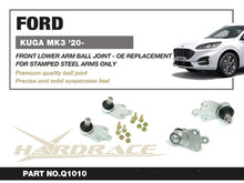 Snodi sferici anteriori inferiori Hardrace Ford Kuga MK3 con bracci in acciaio stampato – 2 pezzi – foto 2