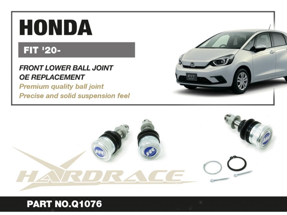 Snodi sferici anteriori inferiori Hardrace Honda Fit/Jazz MK4 e City MK7 – 2 pezzi – foto 2