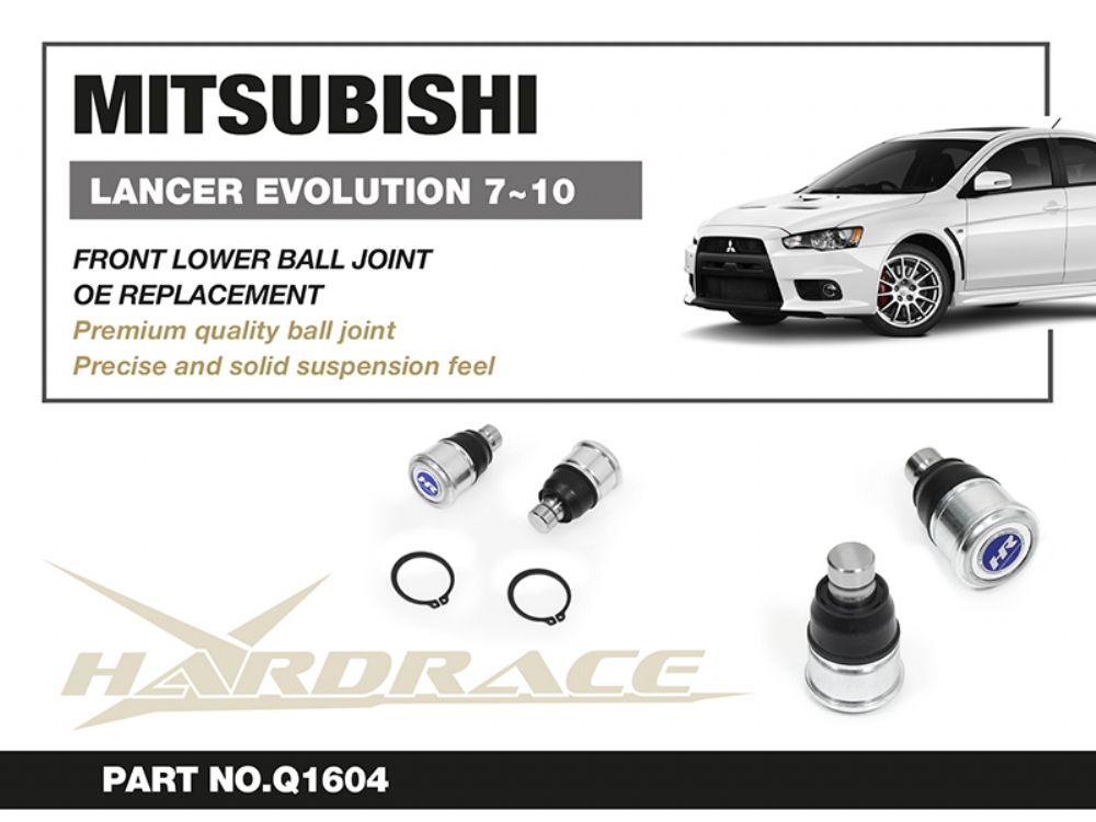 Snodi sferici anteriori inferiori Hardrace Mitsubishi Lancer EVO 7–10 – 2 pezzi – foto 2