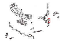 Snodi sferici anteriori inferiori Hardrace Subaru – 2 pezzi – foto 2