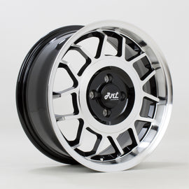Cerchio in lega Rota Wheels Snowflake 16x7 4x100 ET28 Silver & Black