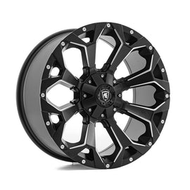 Cerchio in Lega SPARTAN SW1 20x9 ET20 con foratura su misura Satin Black & Chamfered