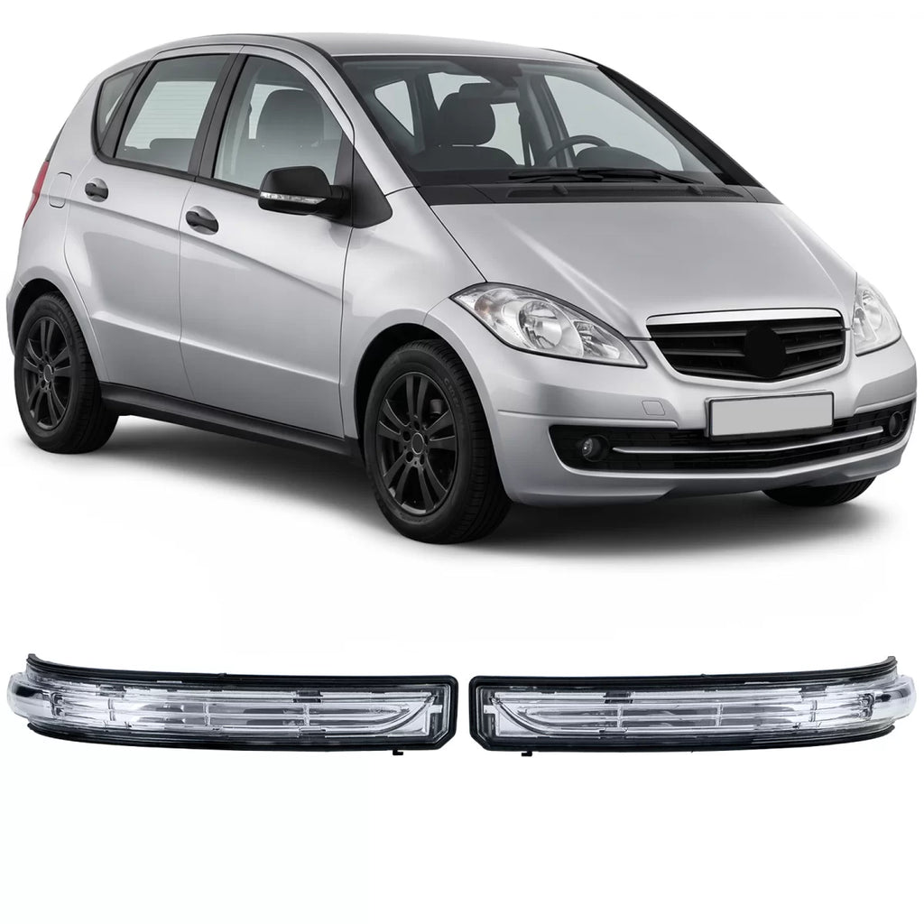 Spiegel Blinker set Weiss Rechts+ Links per Mercedes A-Klasse W169 2008-2012