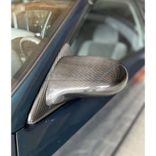 Carica l'immagine nel visualizzatore di Gallery, CarbonWorks Specchietti laterali regolabili elettricamente stile Spoon in carbonio per Honda Civic EM1 1995-2001 - foto 3