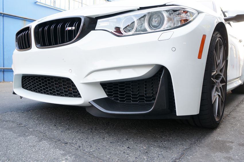 Splitter carbonio MP Style BMW M3 F80 M4 F82 - vista 2