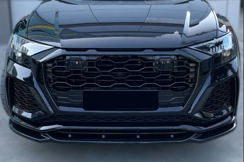 Spoiler Anteriore Audi Q8 2018-2023 Look RSQ8 Nero lucido Audi Q8