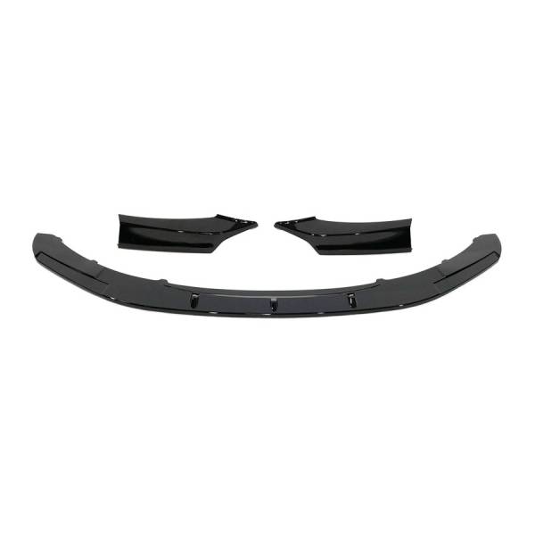 Lip Paraurti Anteriore BMW Serie 1 F20 / F21 12-14 conversione in M Performance Nero Lucido